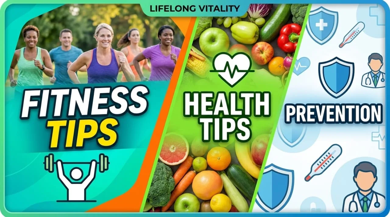 The Blueprint for Lifelong Vitality: Fitness Tips, Health Tips, and Disease Prevention (Updated for 2026) The Blueprint for Lifelong Vitality: Fitness Tips, Health Tips, and Disease Prevention — Health, Fitness & Prevention guide