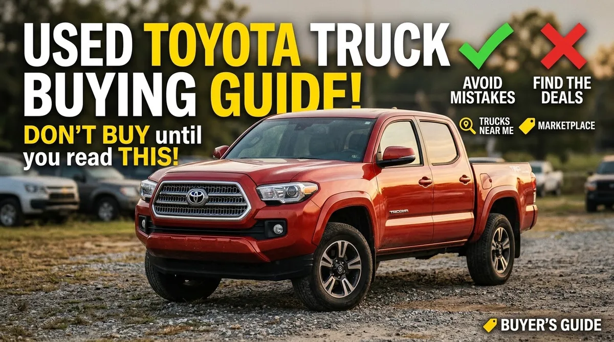 The Ultimate Buyer's Guide to Used Toyota Trucks (Updated for 2026) The Ultimate Buyer's Guide to Used Toyota Trucks — Personal Finance & Real Estate guide