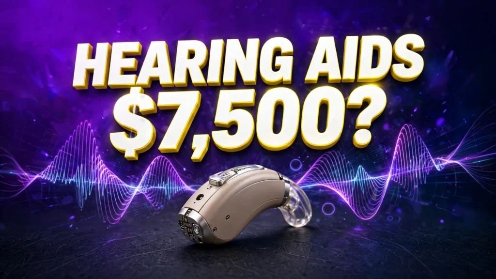 Hearing aids cost without insurance — modern hearing aid device