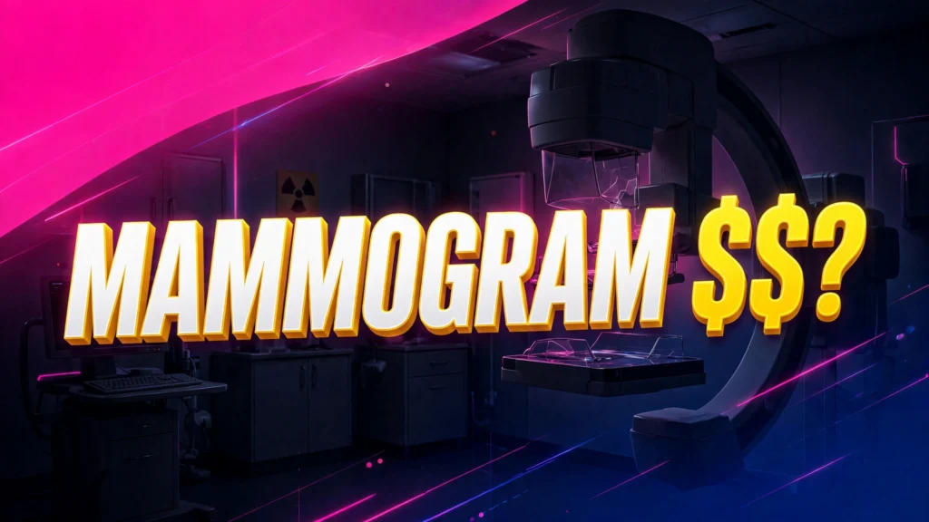 Mammogram cost without insurance — mammography machine