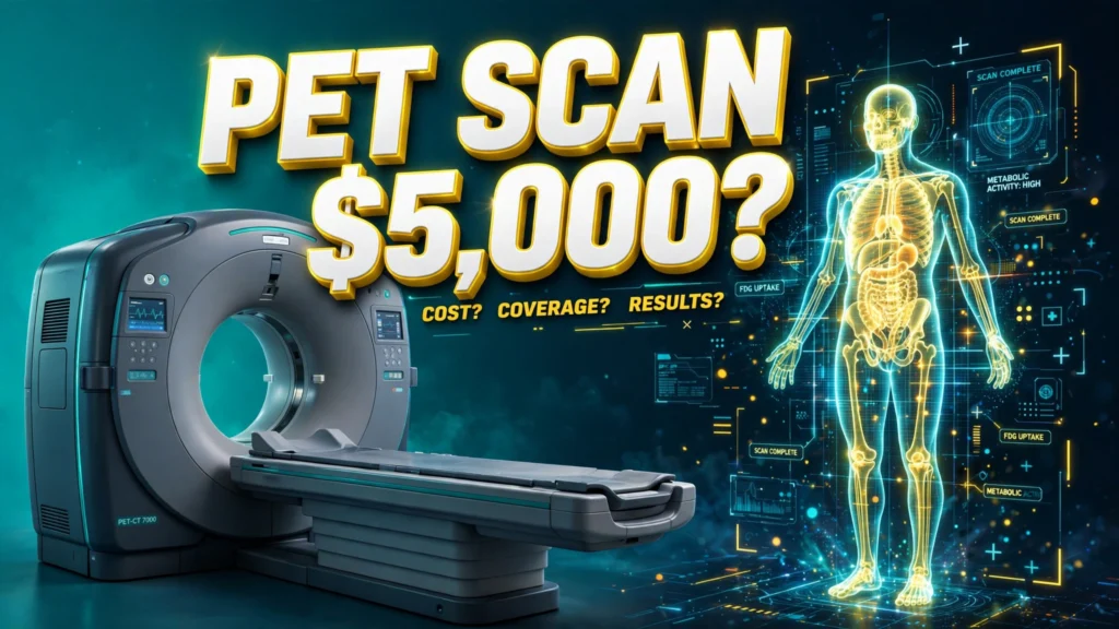PET scan cost without insurance — PET CT scanner machine