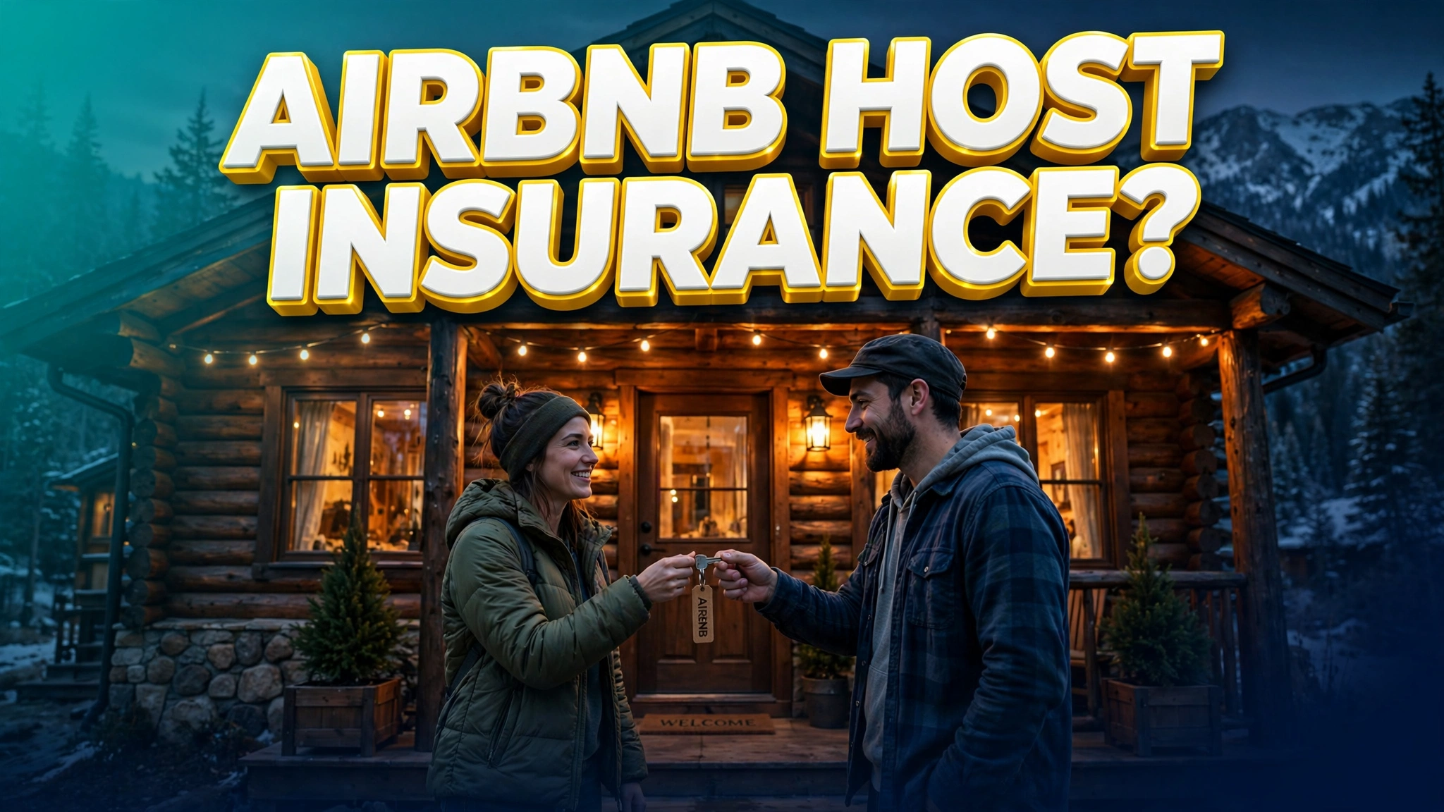Short-term rental insurance &mdash; cozy cabin with key handover