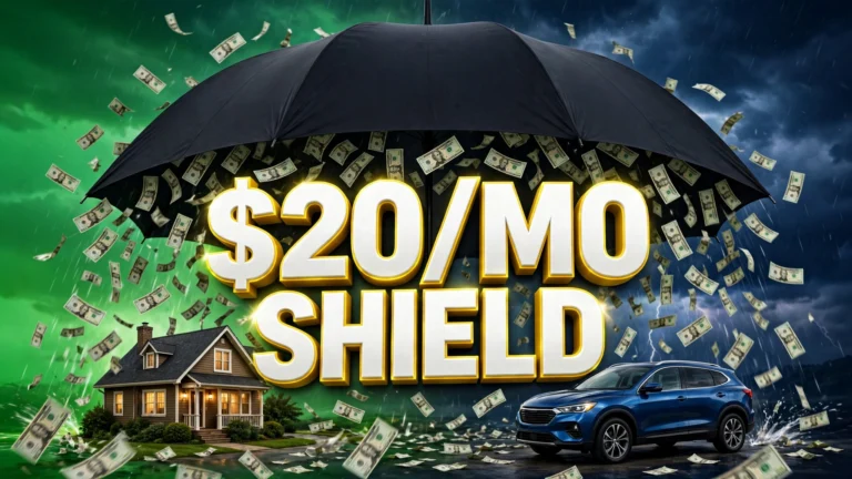 Umbrella insurance cost per month — umbrella shielding house and car