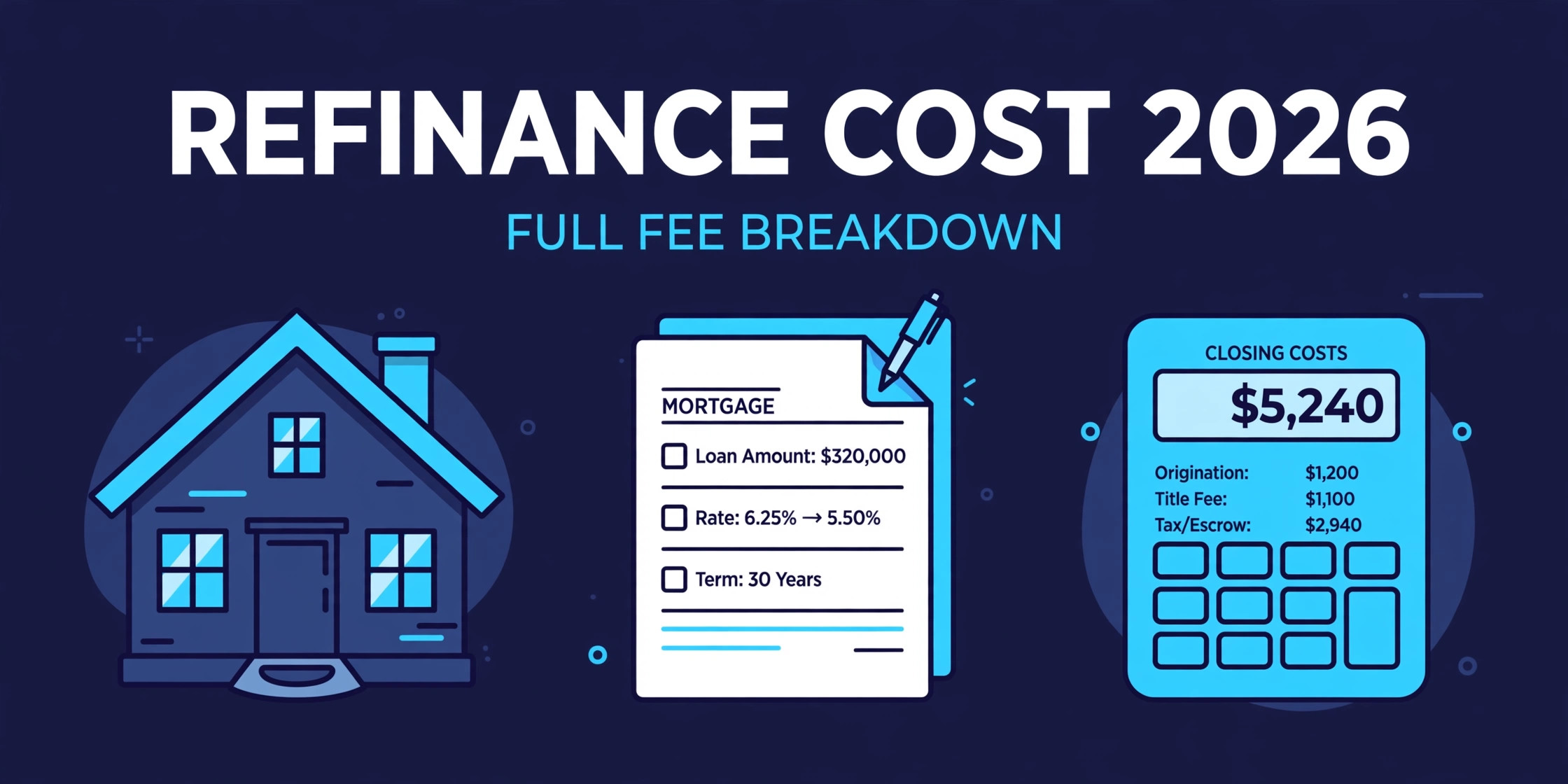 How Much Does It Cost to Refinance a Mortgage in 2026? Full Fee Breakdown